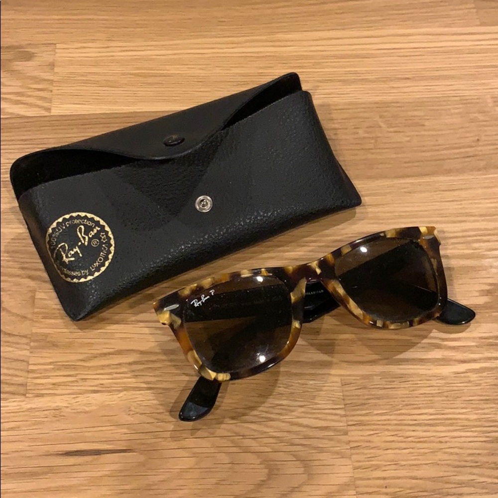 Women’s RayBan Tortoise Shell Wayfair Sunglasses